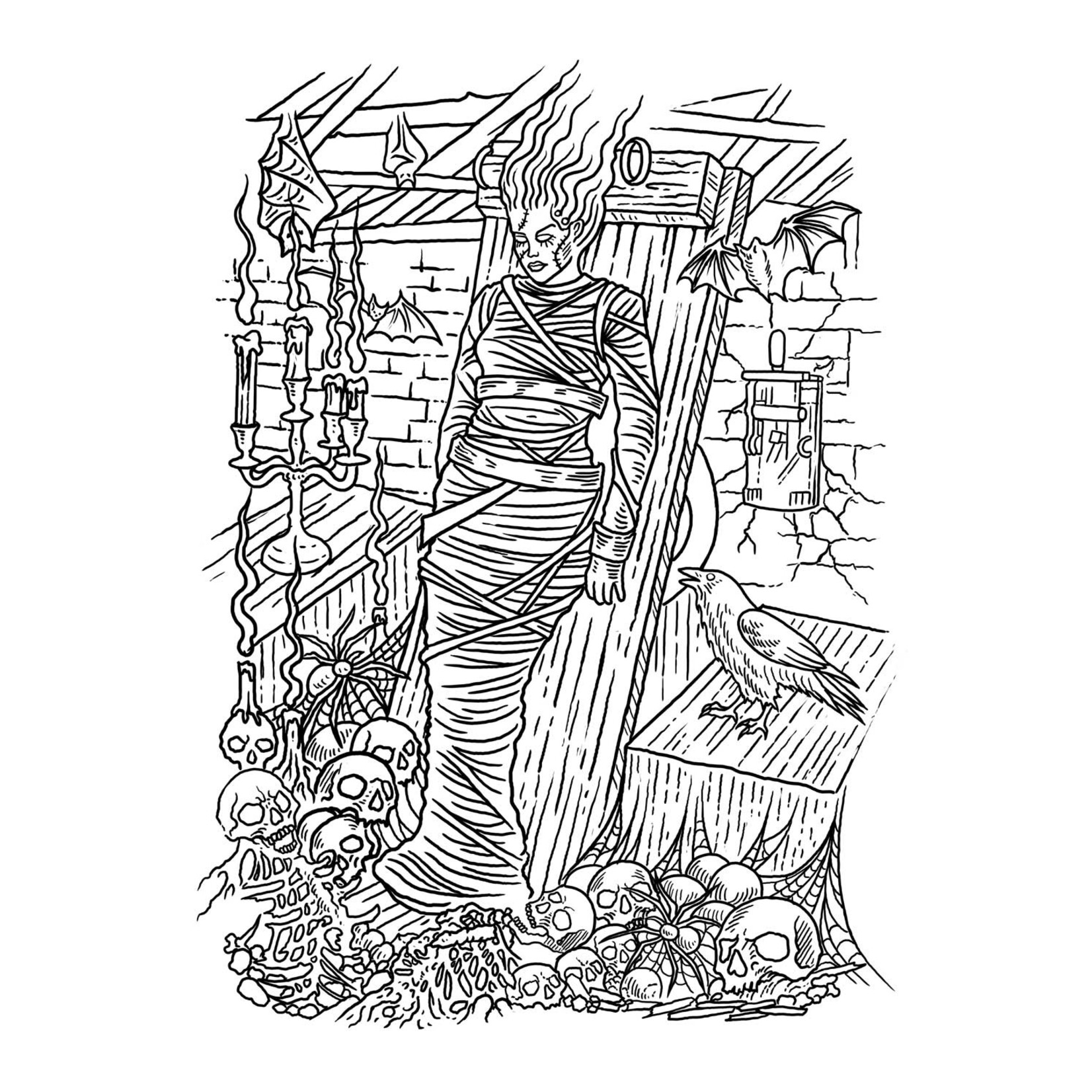 Vampirefreaks Comfy Goth Adult Coloring Book