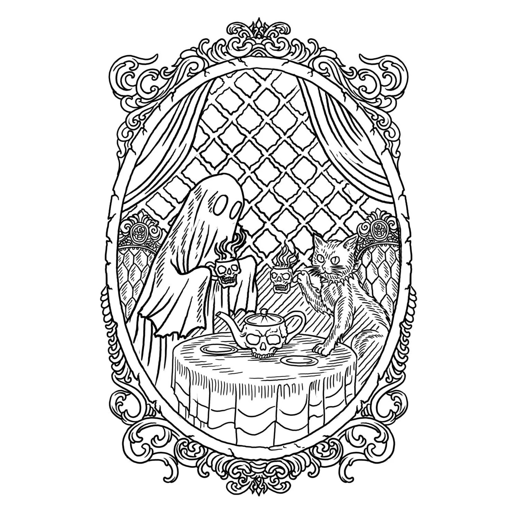 Vampirefreaks Comfy Goth Adult Coloring Book