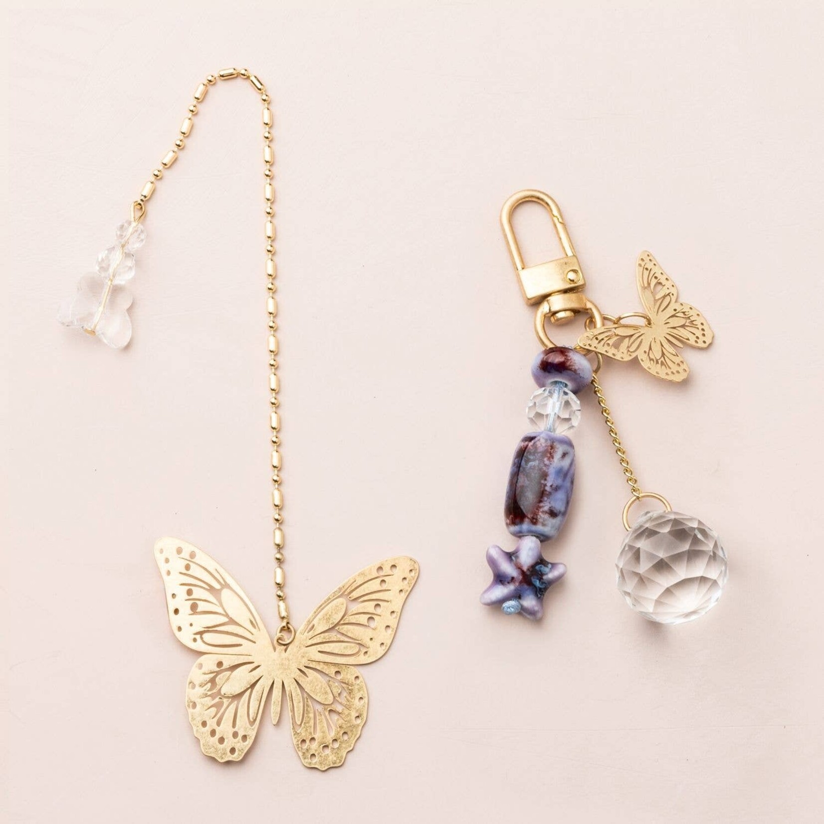 Scout Curated Wears Bookmark + Keychain Set- Butterfly Transformation