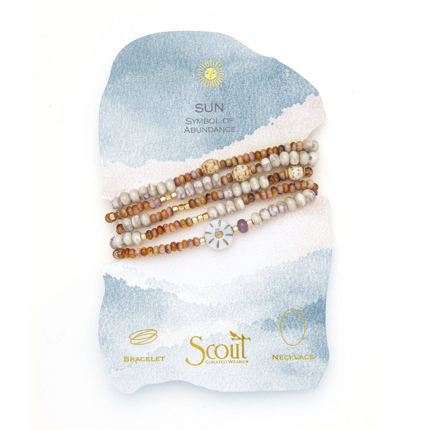 Scout Curated Wears Ceramic Bead Wrap- Abundance (Sun)