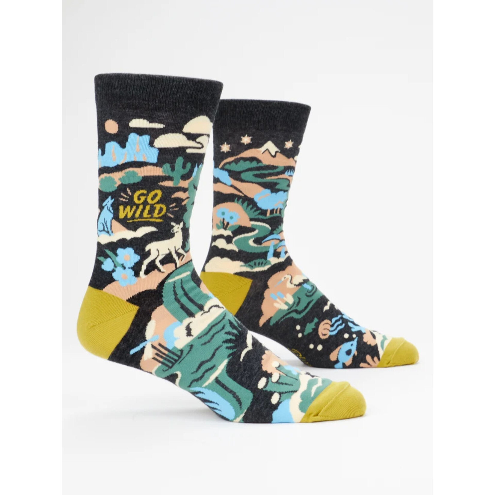 Blue Q Go Wild Men's Socks