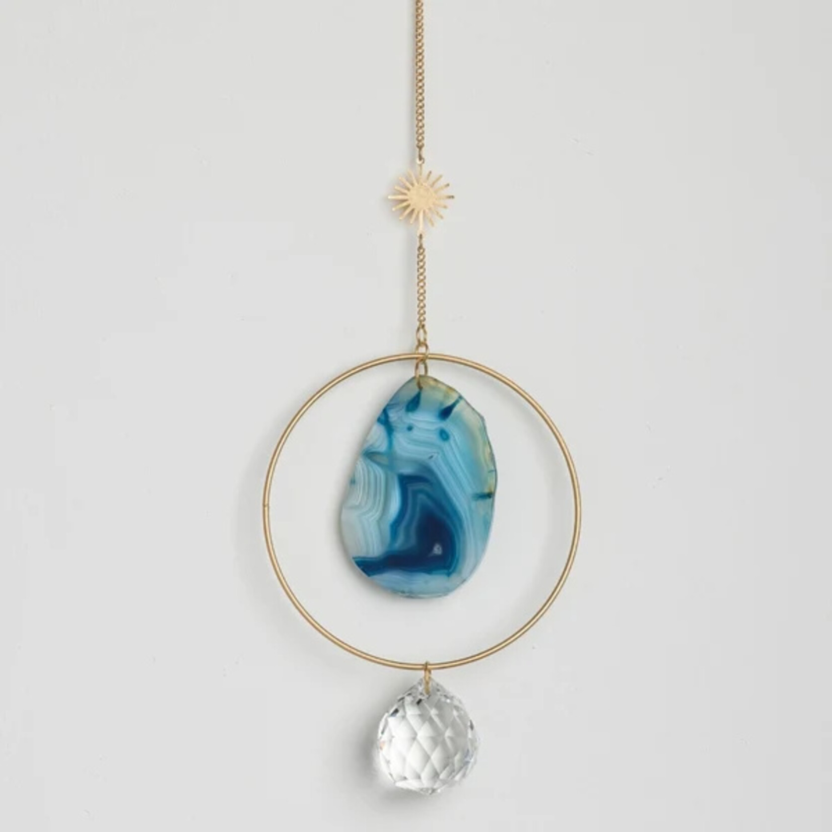 Scout Curated Wears Stone Suncatcher- Sun/ Blue Agate