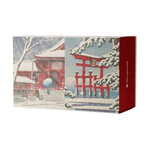 Pomegranate Kawase Hasui: Snowfall 120pc Double-Sided Puzzle