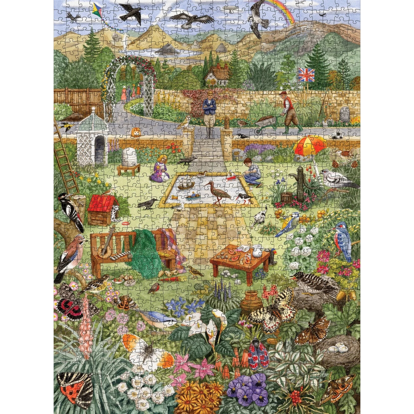 Pomegranate Gale Pitt: Alphabet Garden 1000pc Puzzle