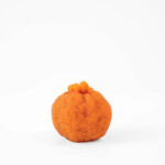 Happy Organics Mandarin Orange Scuplted Beeswax Candle
