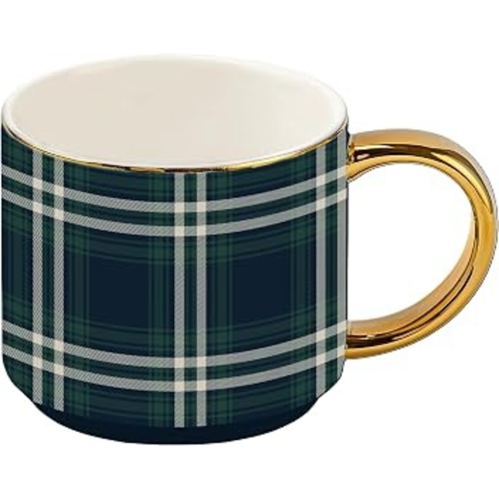 Sweet Water Decor Navy Plaid Coffee Mug