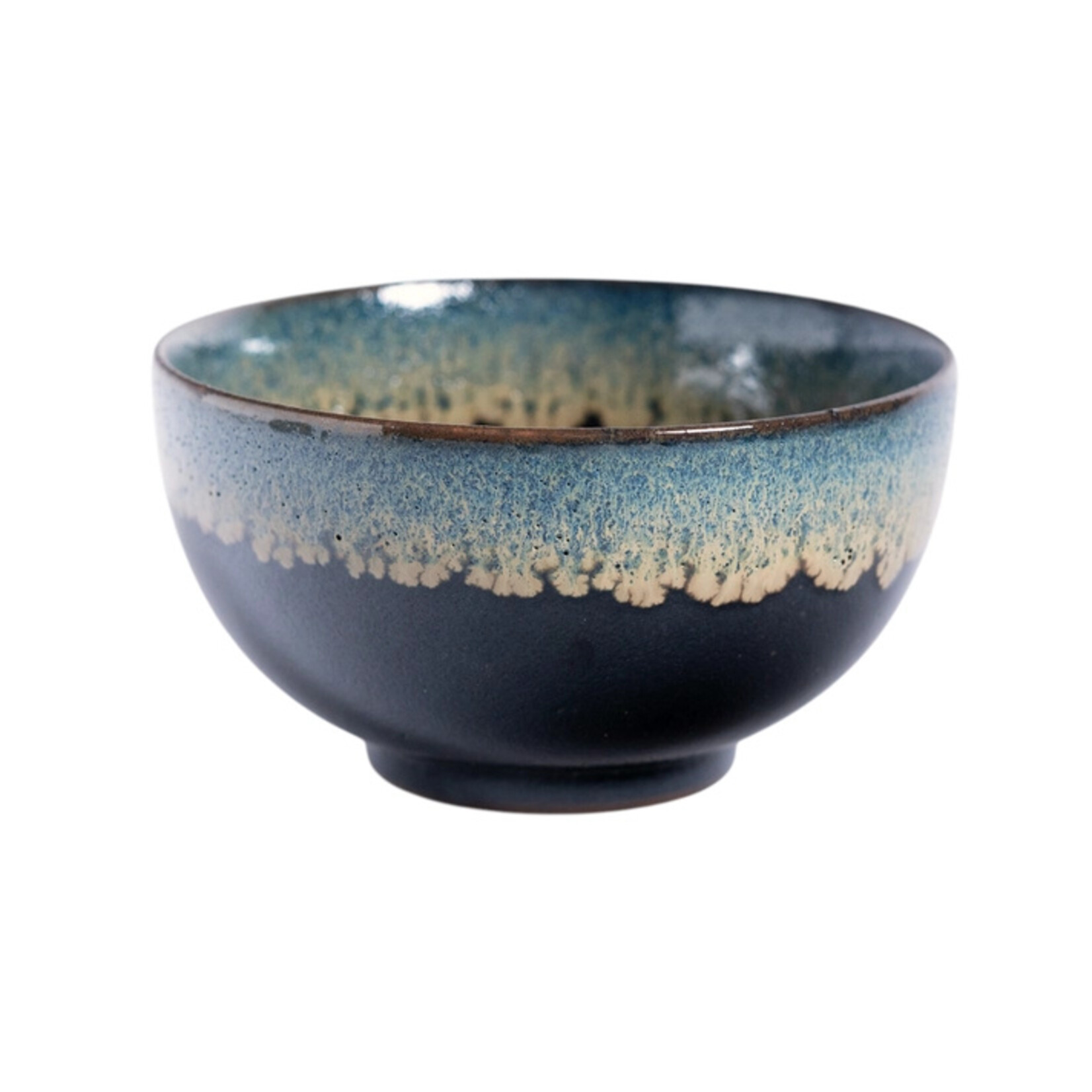 Urban Tokyo Tenmoku Shironagash Porcelain Rice Bowl 12oz