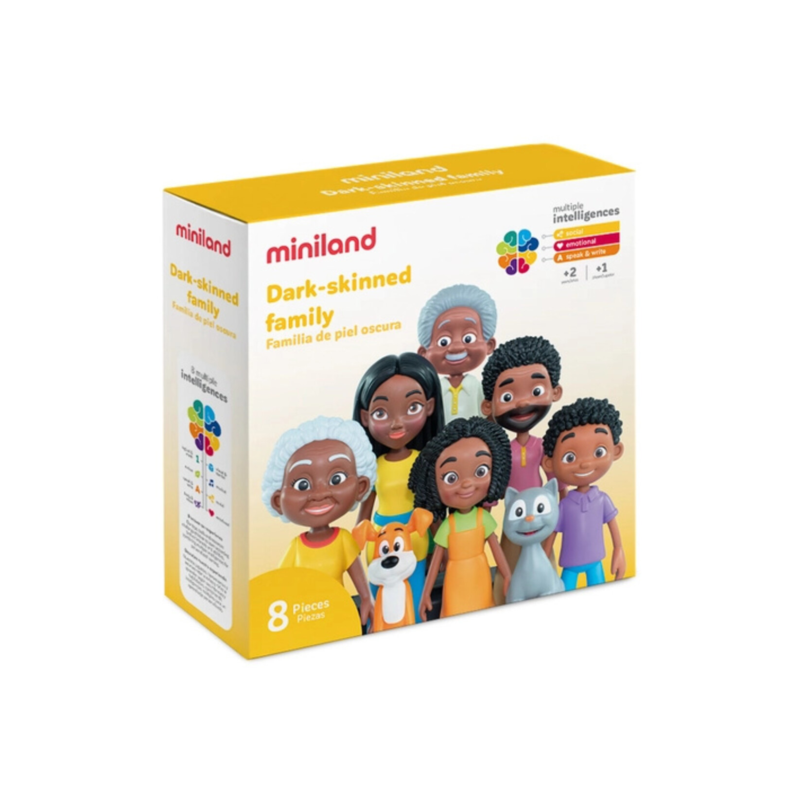 Miniland Educational Diverse Family Figures Set
