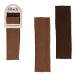 KITSCH Recycled Fabric Ribbed Elastic Headbands Mocha + Chocolate