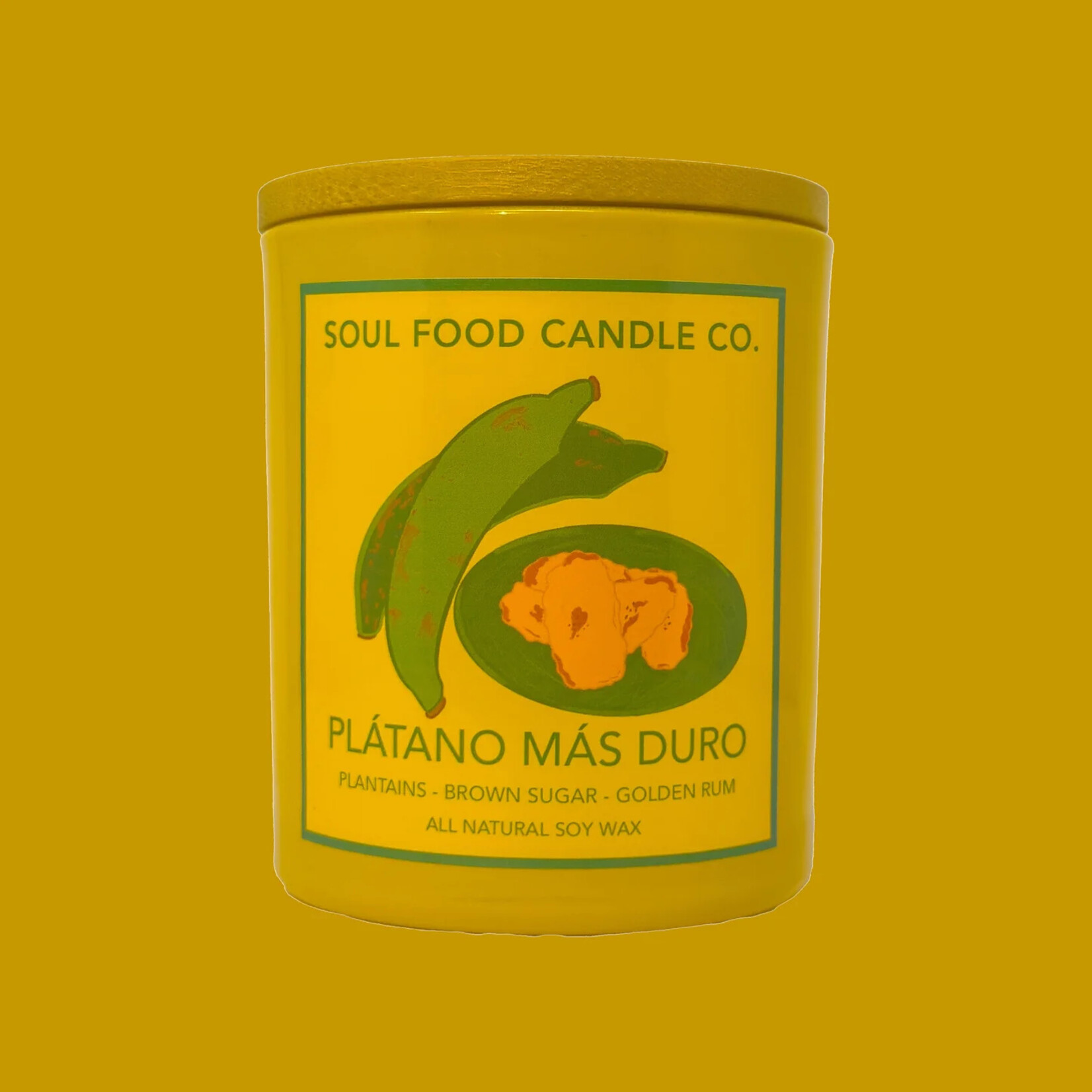 Soul Food Candle Plátano Más Duro 11oz Candle