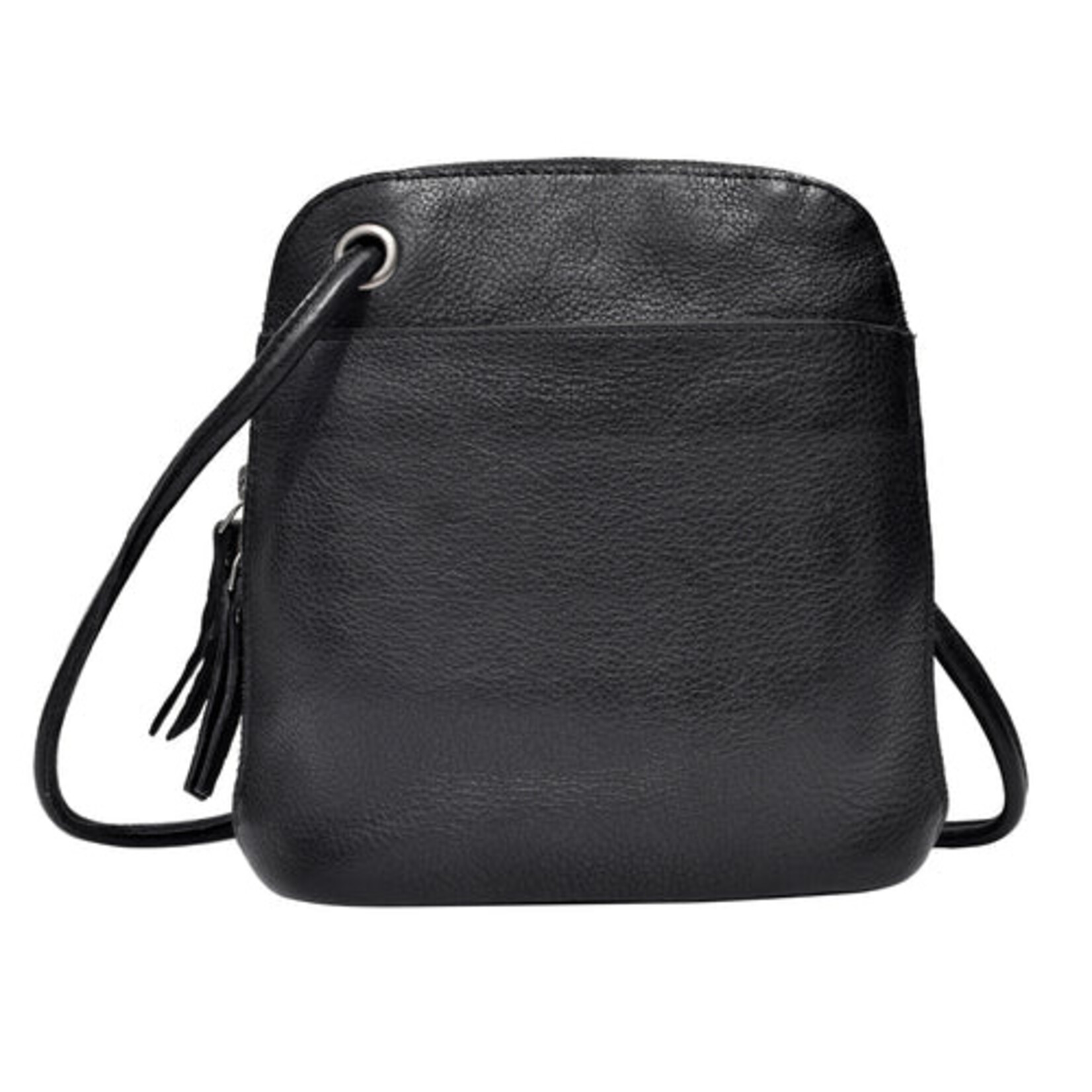 Latico Leathers Lilly Handcrafted Leather Crossbody Bag- Black