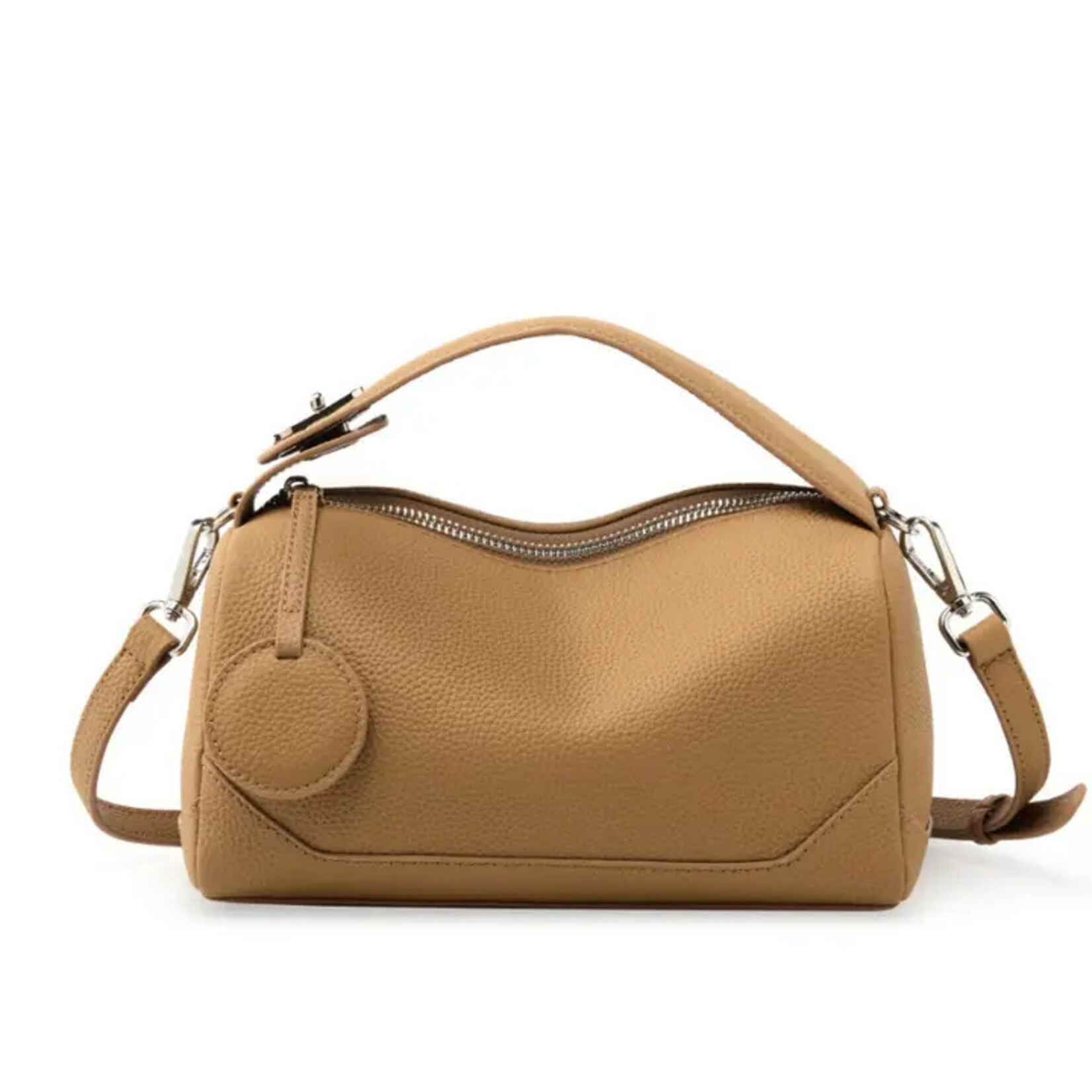 Modernaire Genuine Leather Shoulder Bag- Brown