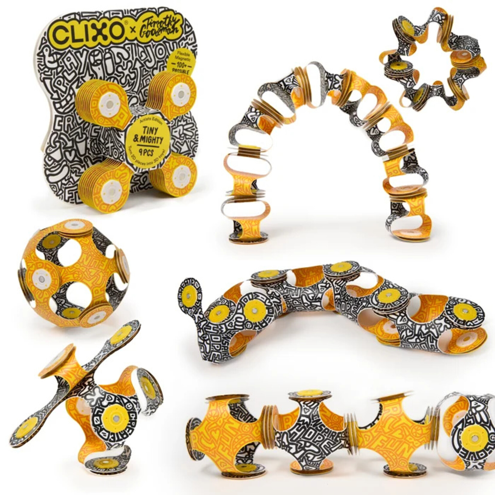 Clixo- Toyish Labs Clixo Tiny & Mighty - Artist Edition: Timothy Goodman