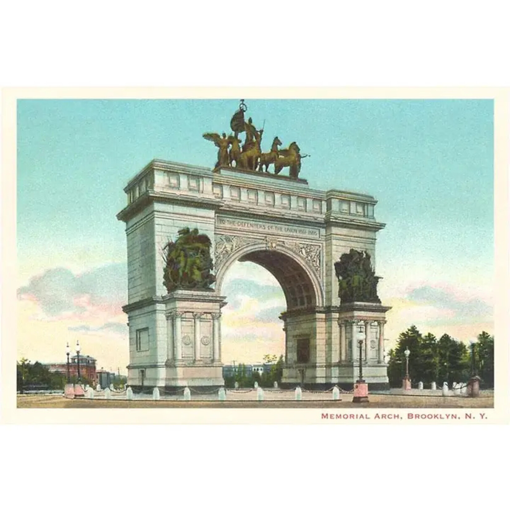 Found Image Press Memorial Arch, Brooklyn, New York Magnet