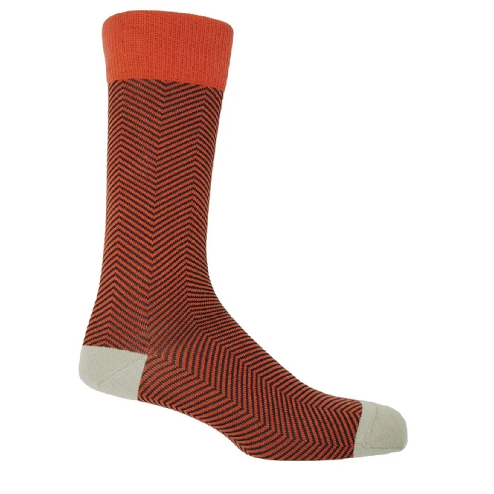 Peper Harow Socks Orange Lux Taylor Men's Socks