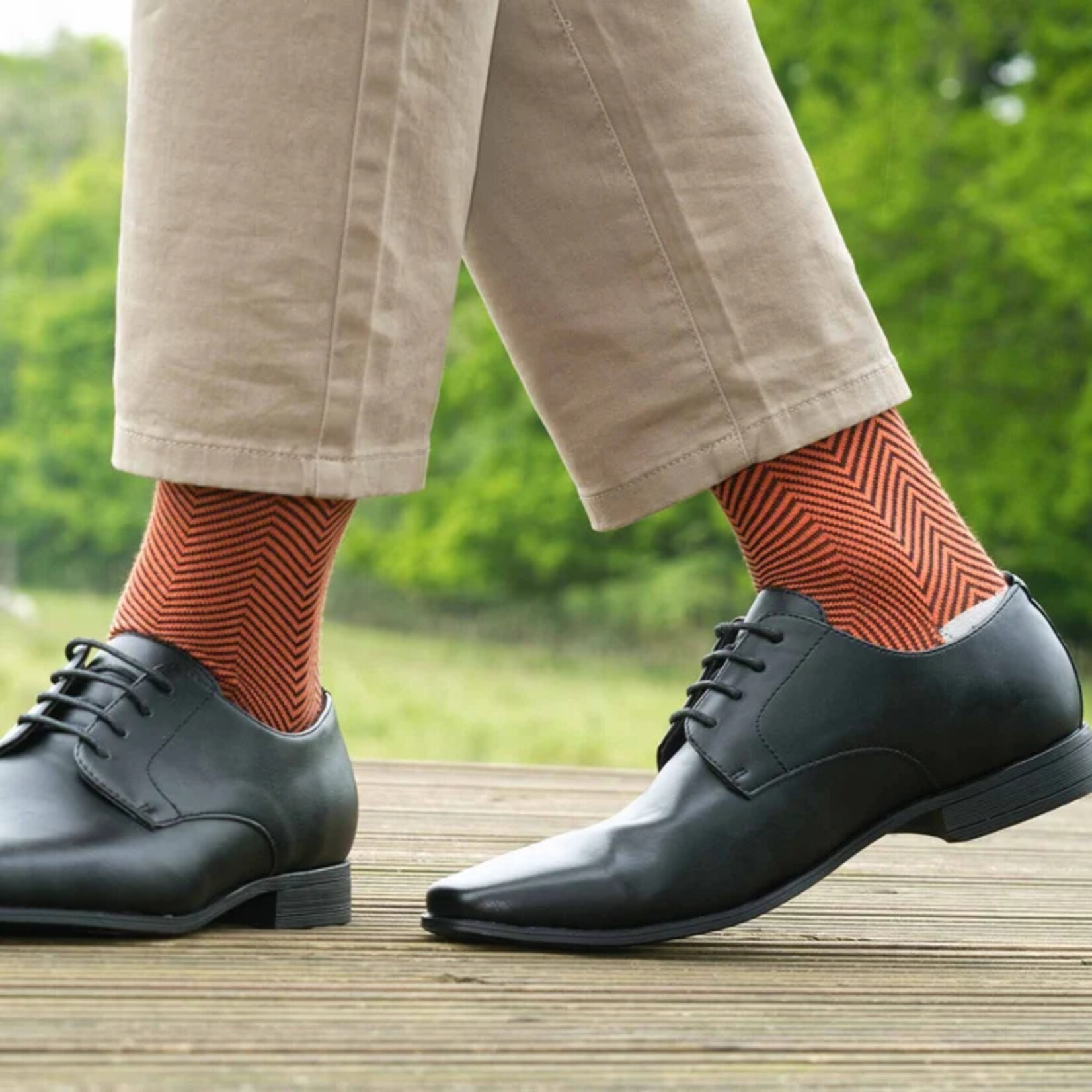Peper Harow Socks Orange Lux Taylor Men's Socks