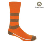 Peper Harow Socks Orange Equilibrium Men's Organic Socks