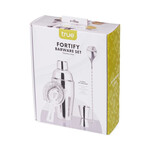 TRUE Brands Stainless Steel Barware Set