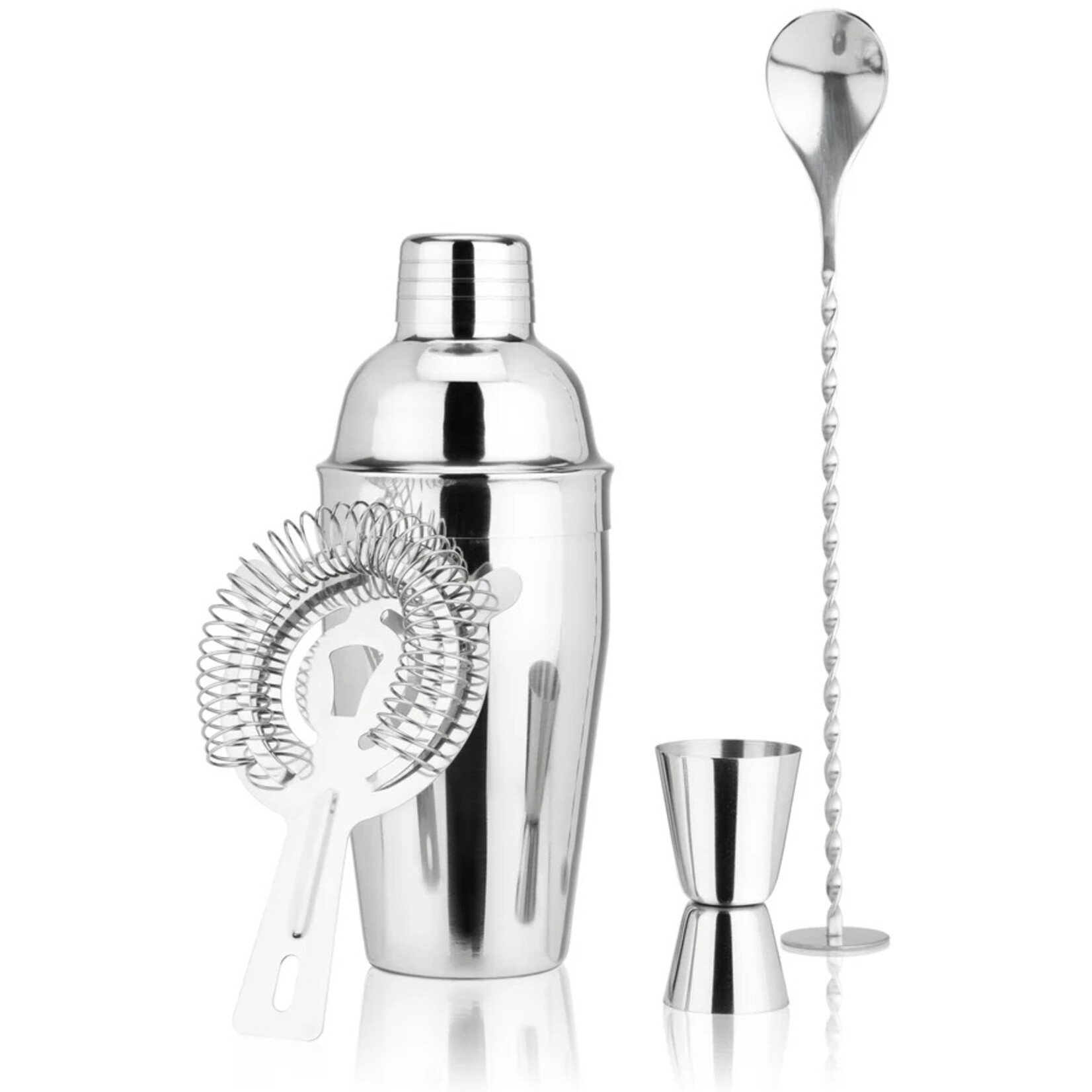 TRUE Brands Stainless Steel Barware Set