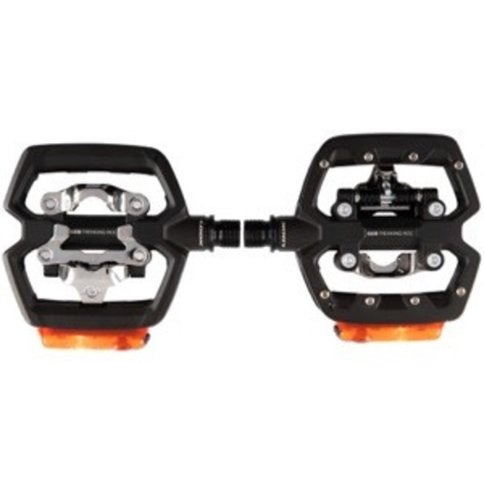 Look LOOK GEO TREKKING ROC VISION Pedals - Single Side Clipless with Platform, Chromoly, 9/16", Black