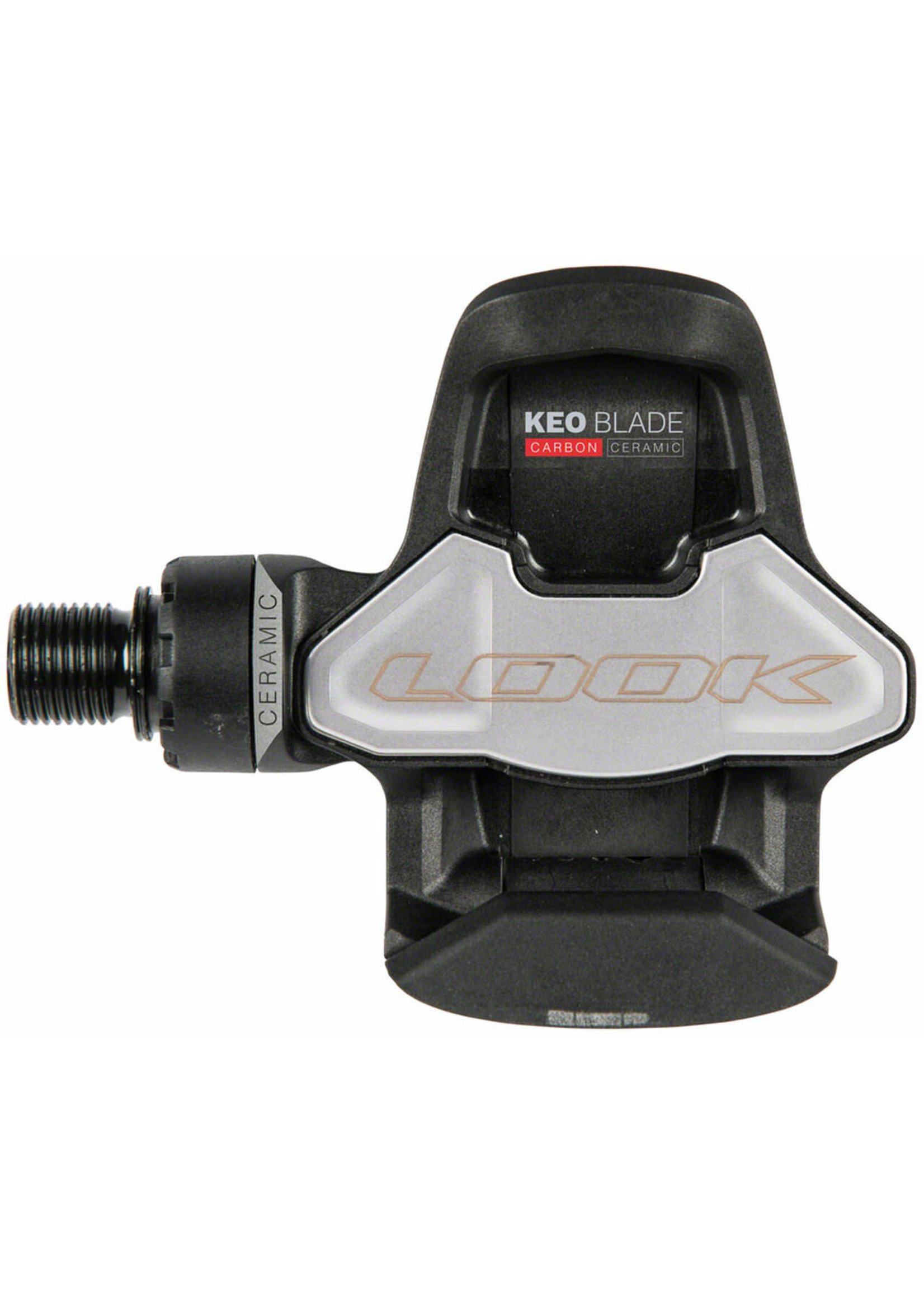 Look LOOK KEO BLADE CARBON CERAMIC Pedals - Single Sided Clipless, Chromoly, 9/16", Black