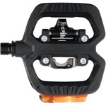 Look LOOK GEO TREKKING VISION Pedals - Single Side Clipless with Platform, Chromoly, 9/16", Black