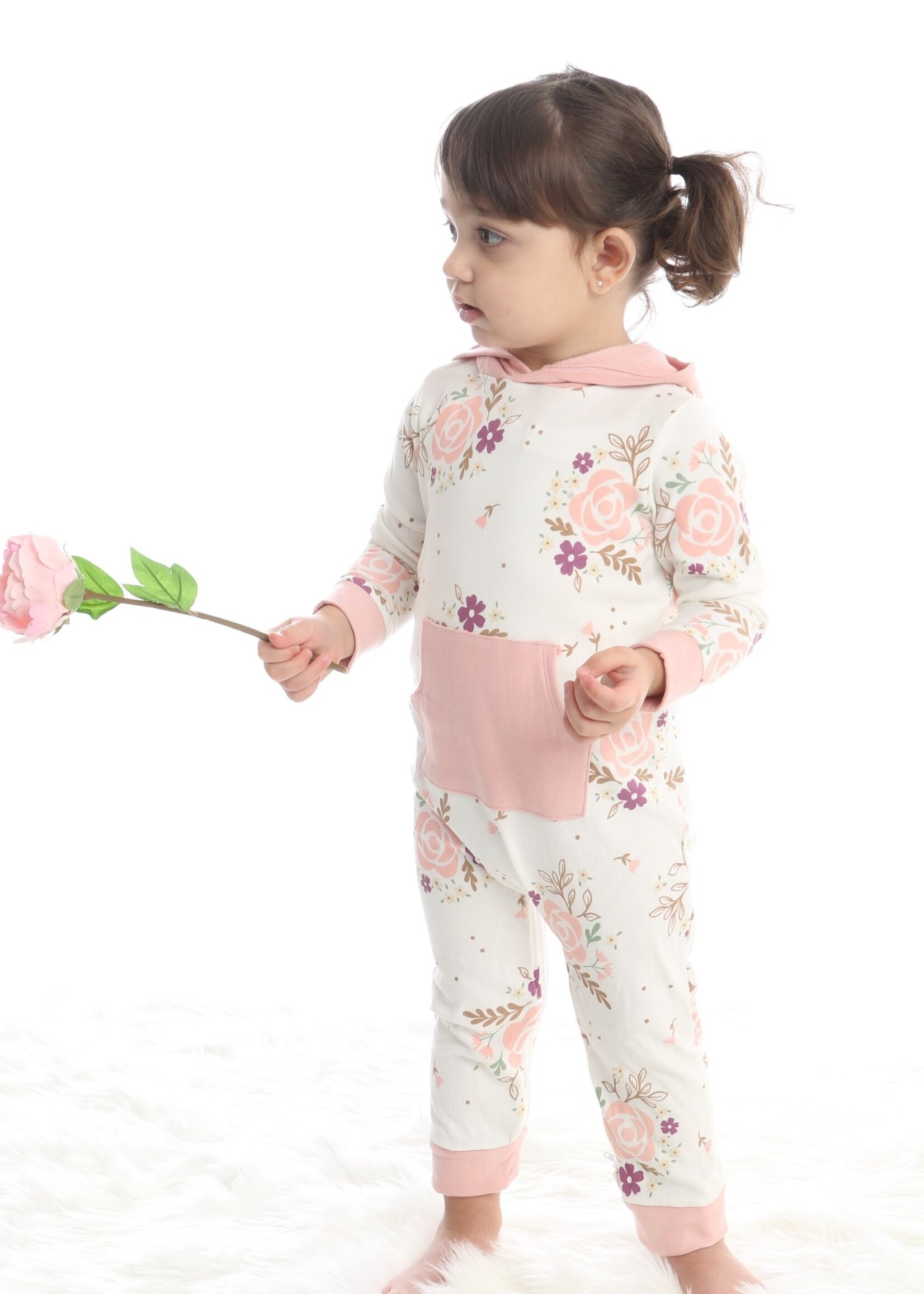 Silkberry Baby Bamboo Fleece Hooded Romper w/ Zipper