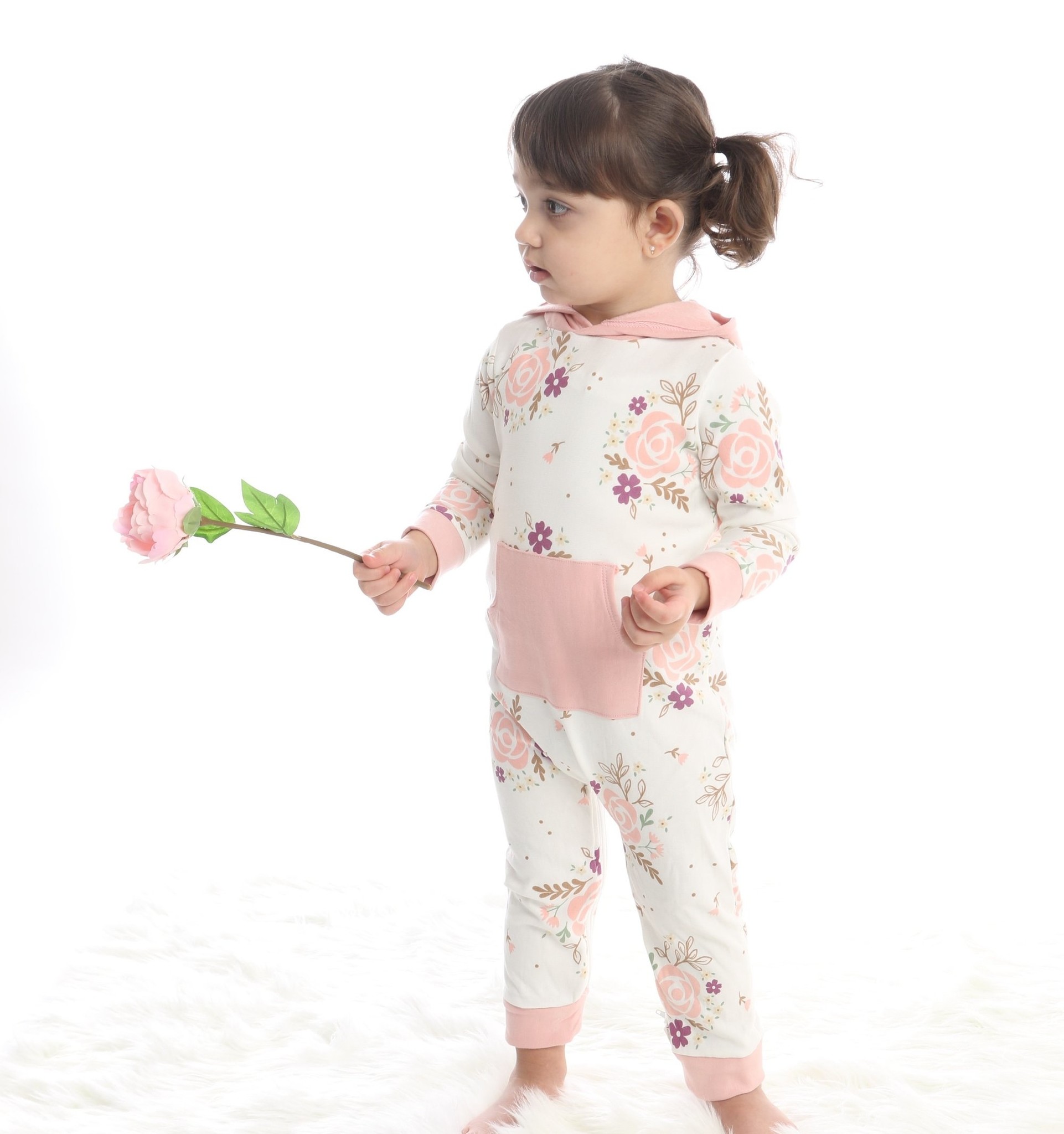 Silkberry Baby Bamboo Fleece Hooded Romper w/ Zipper