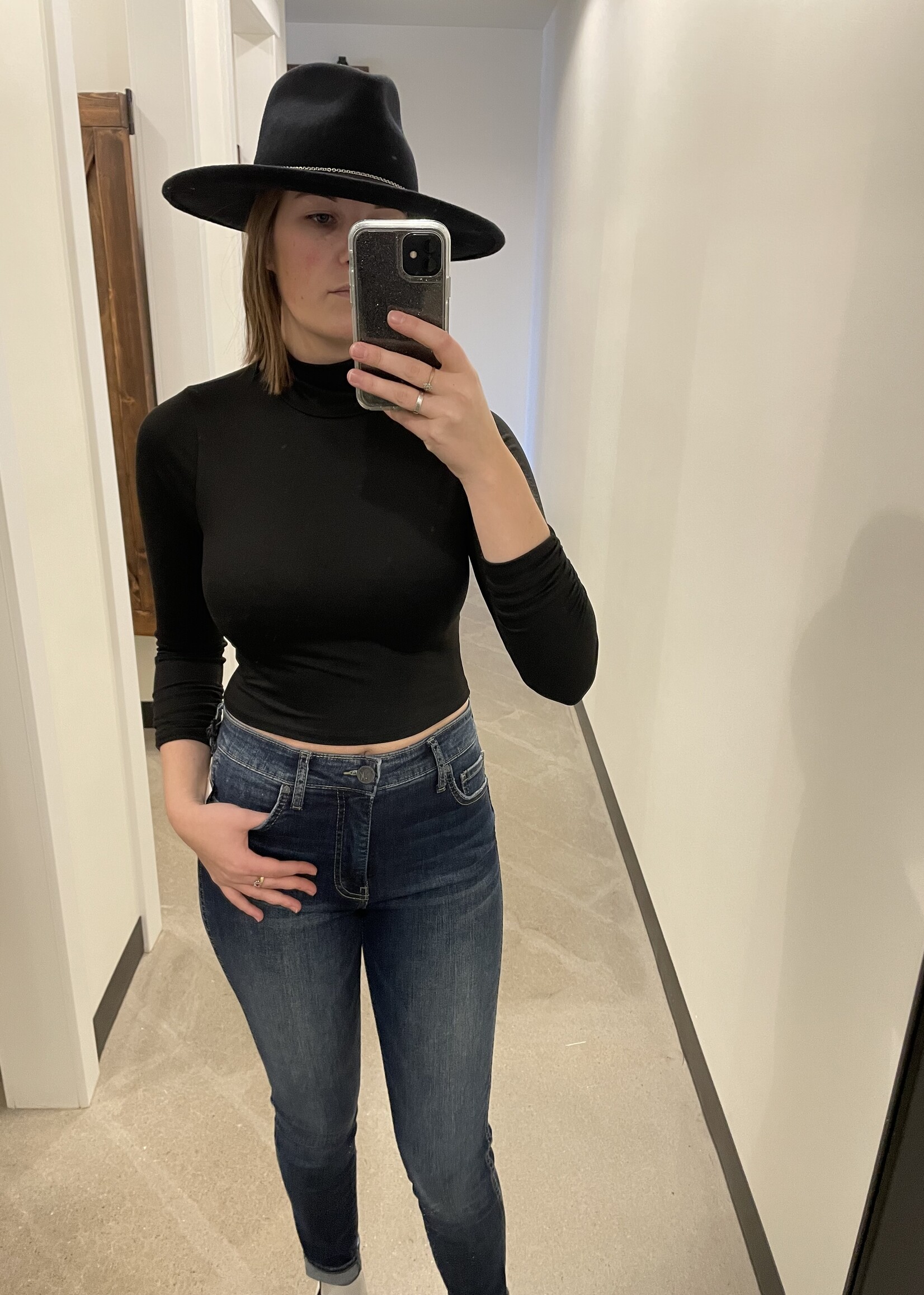 Sadie & Sage Kodie Mock Neck Top