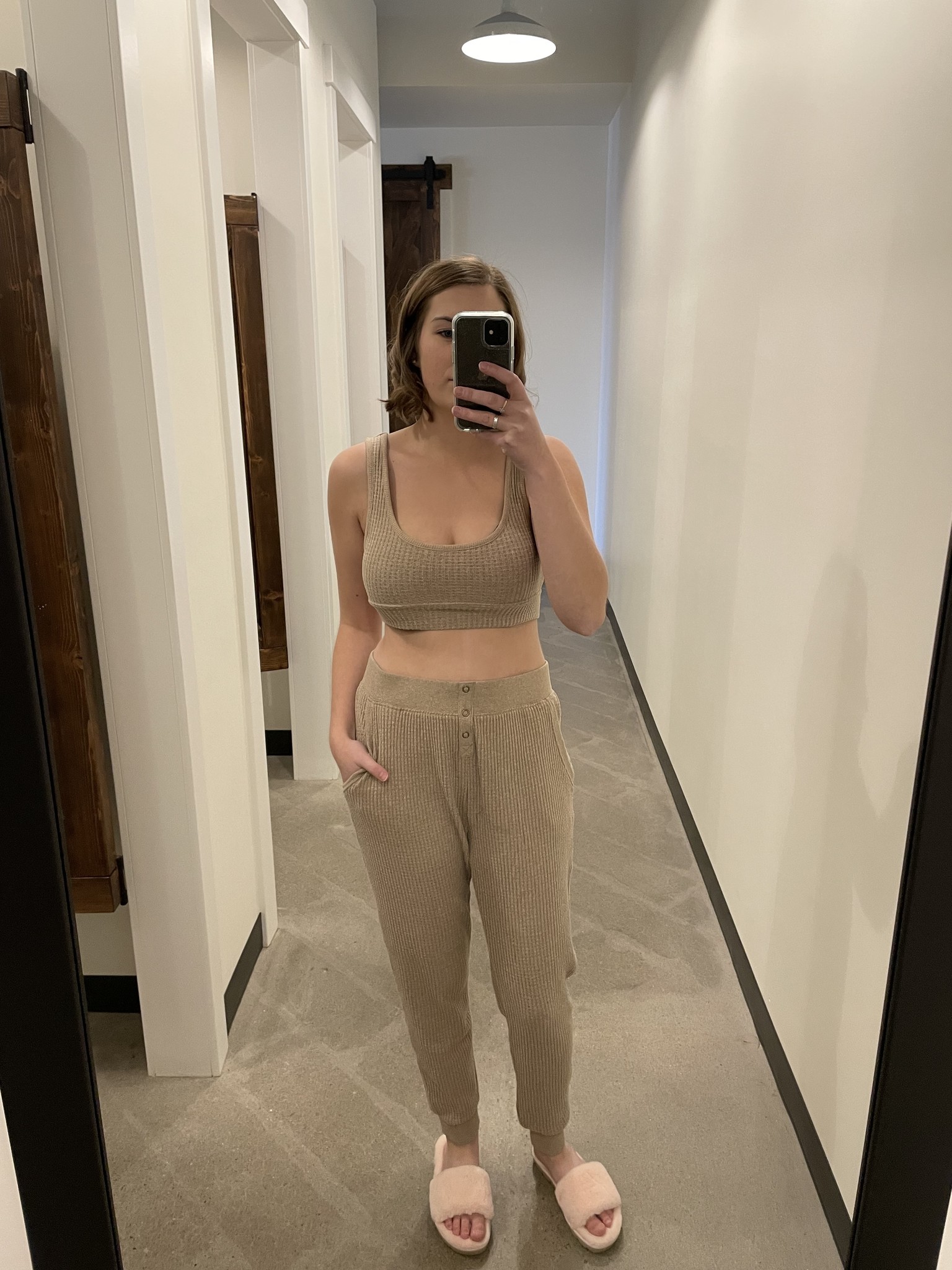 Z Supply Zoe Waffle Tank Bra