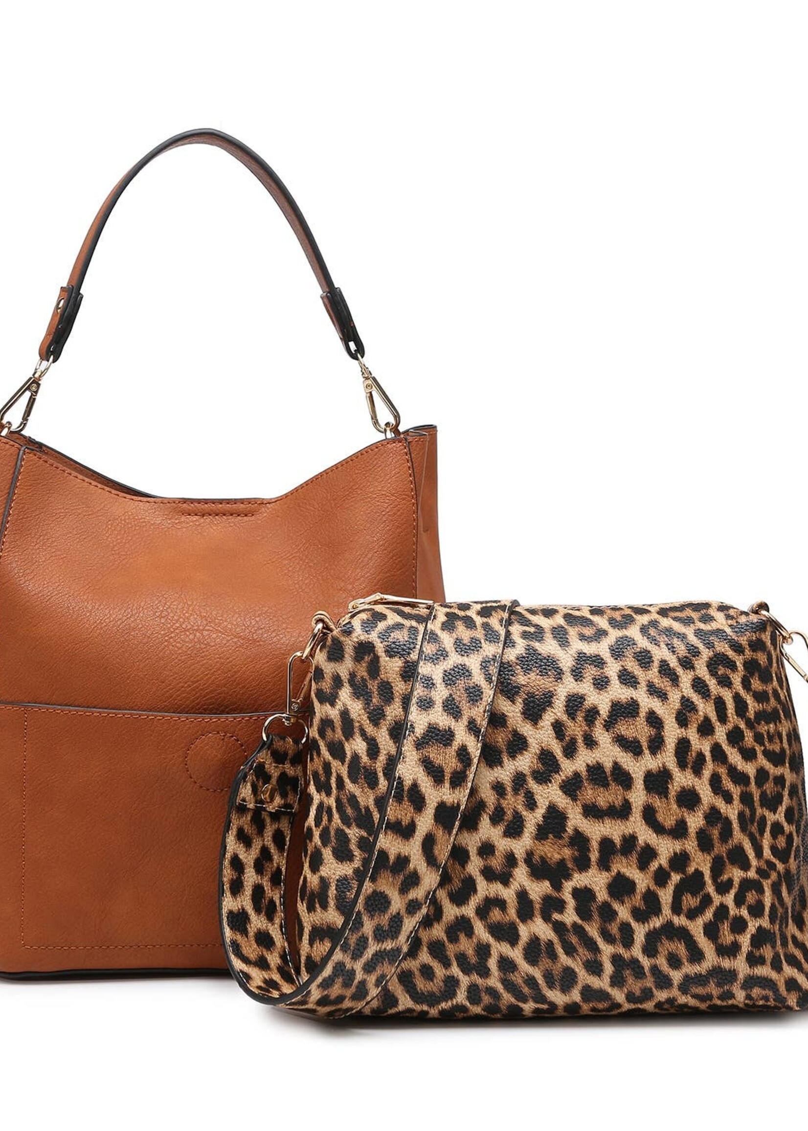 Jen & Co Abby Print Bucket Bag