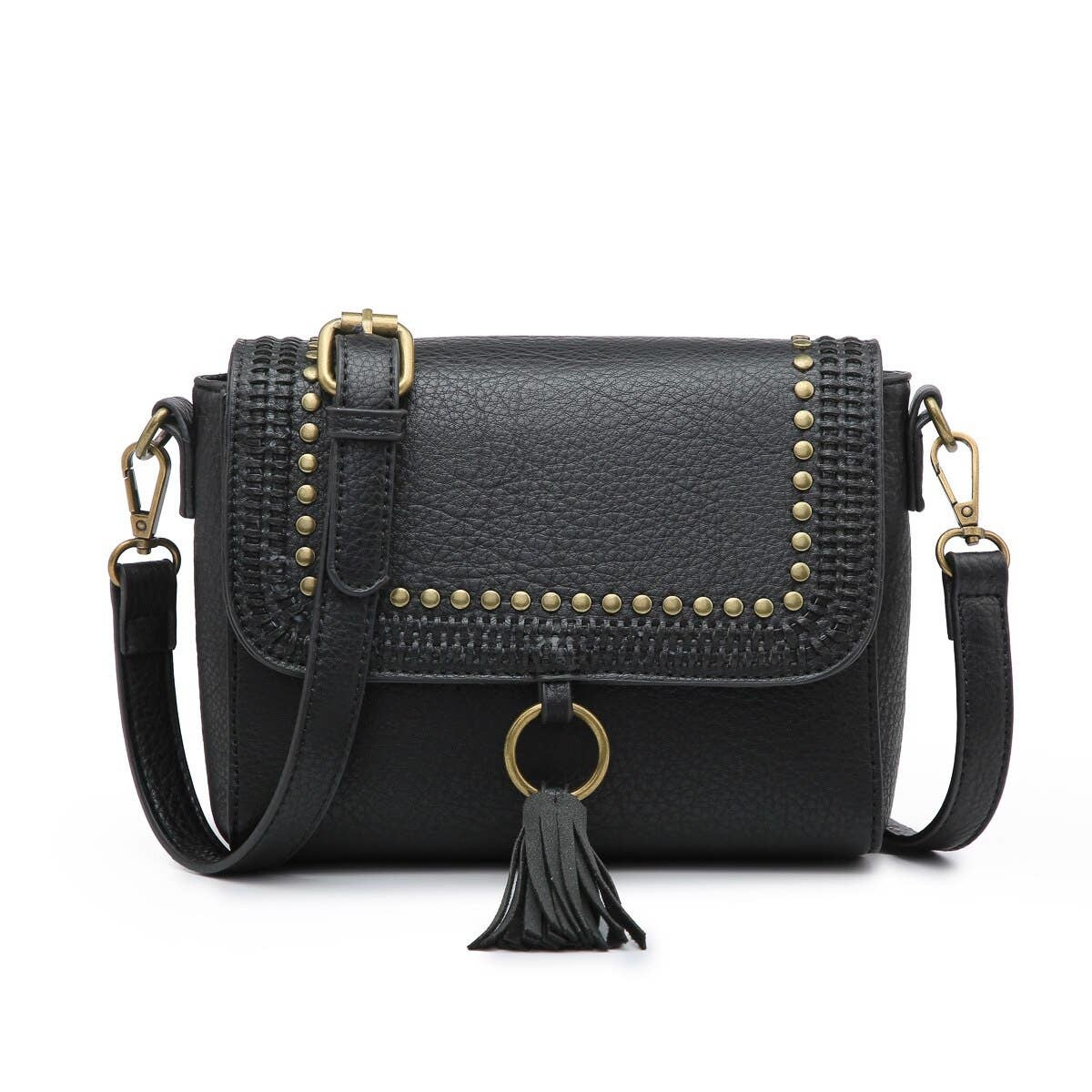 Jen & Co Sage Studded Crossbody Jen & Co Sage Studded Crossbody