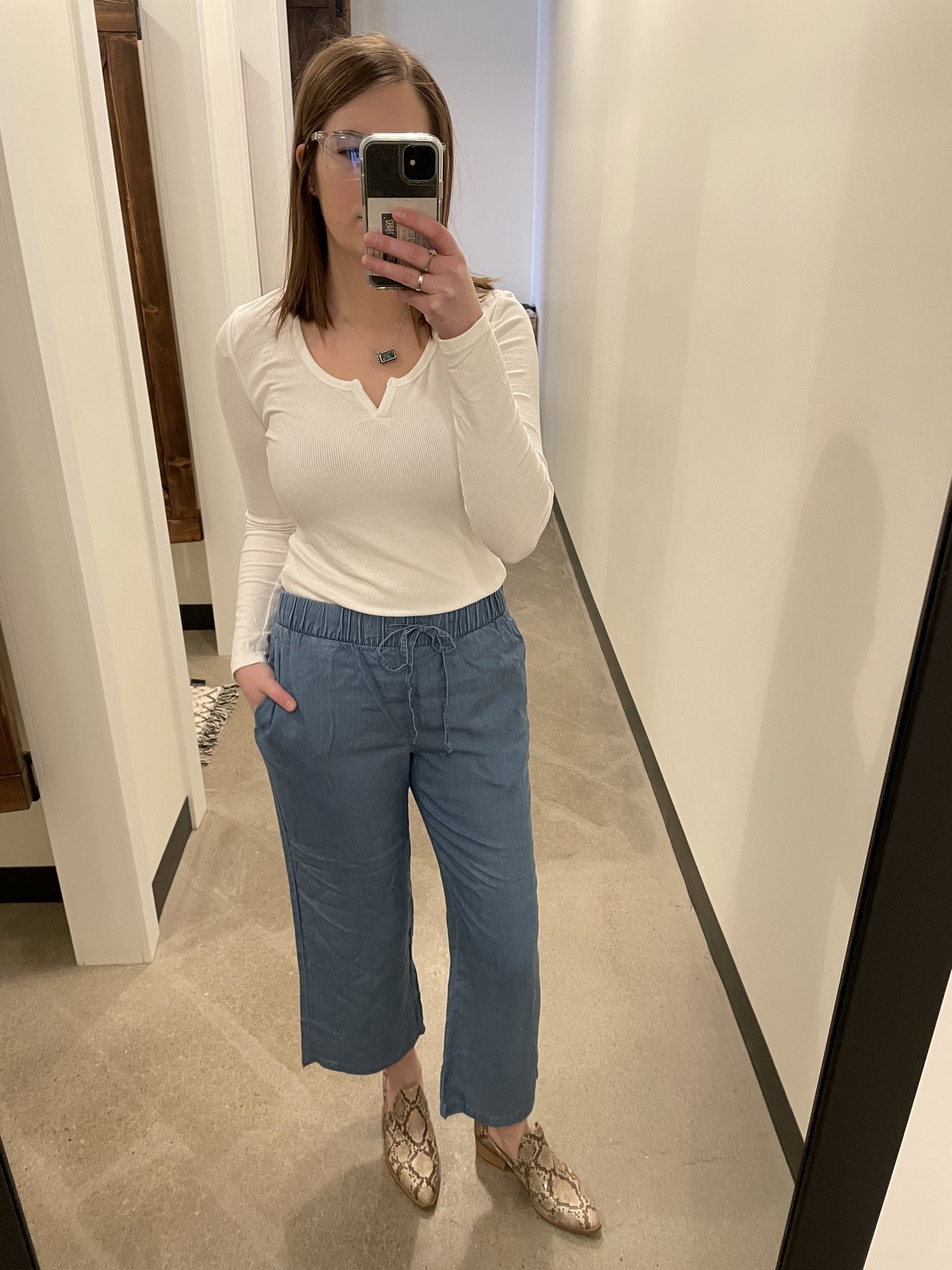 Vero Moda Vmliliana Wide Culotte Pant Blue den/Dots
