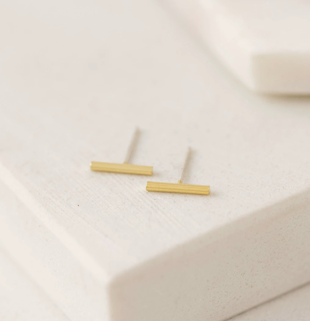 Lover’s Tempo Agnes Bar Stud Earrings