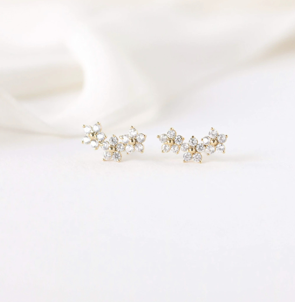 Lover’s Tempo Blossom Climber Earrings