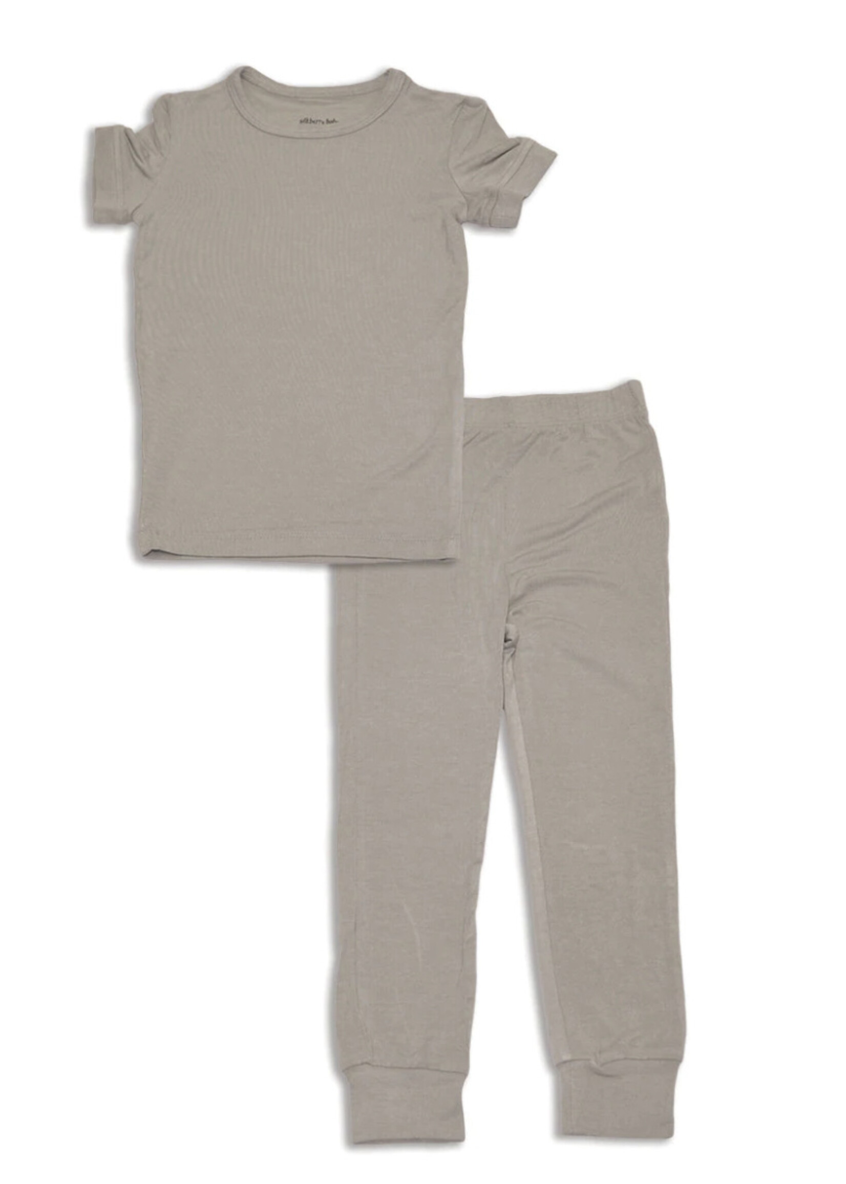 Silkberry Baby Bamboo Short Sleeve 2pc Pajama Set (Porpoise)