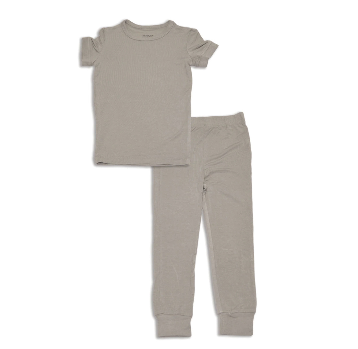 Silkberry Baby Bamboo Short Sleeve 2pc Pajama Set (Porpoise)