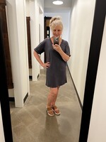 Z Supply V Neck T Shirt Dress