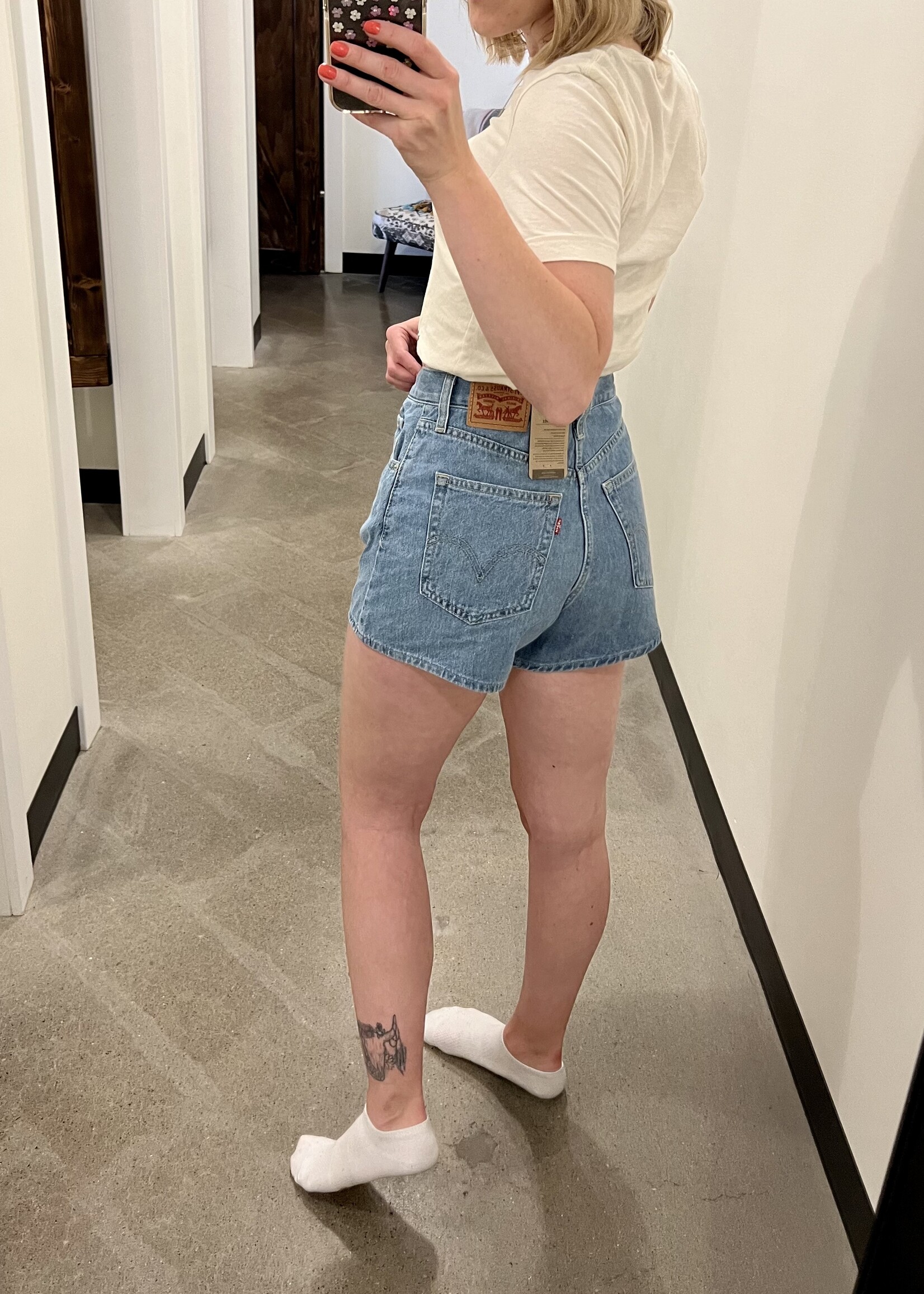 Levis High-waisted Mom Shorts