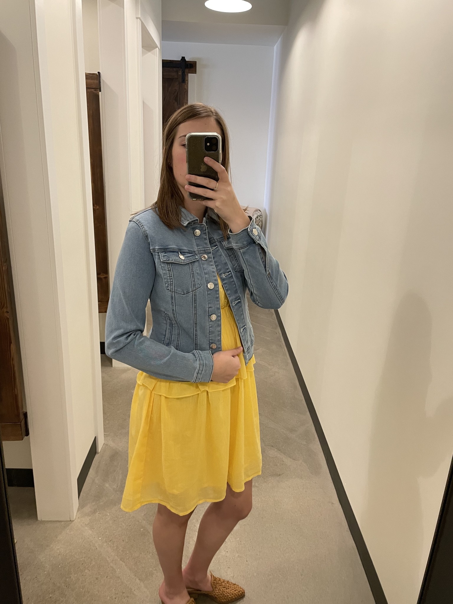 Vero Moda Vmhot Soya LS Denim Jacket Light Blue Denim