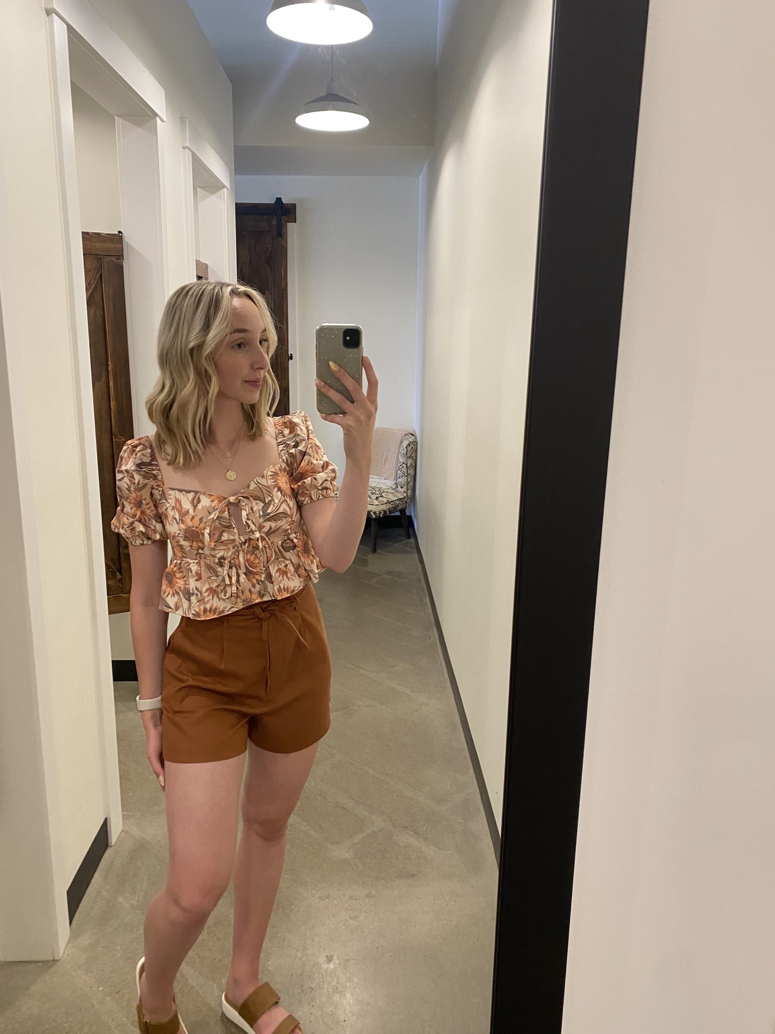 Glamorous Multi Sunflower Top