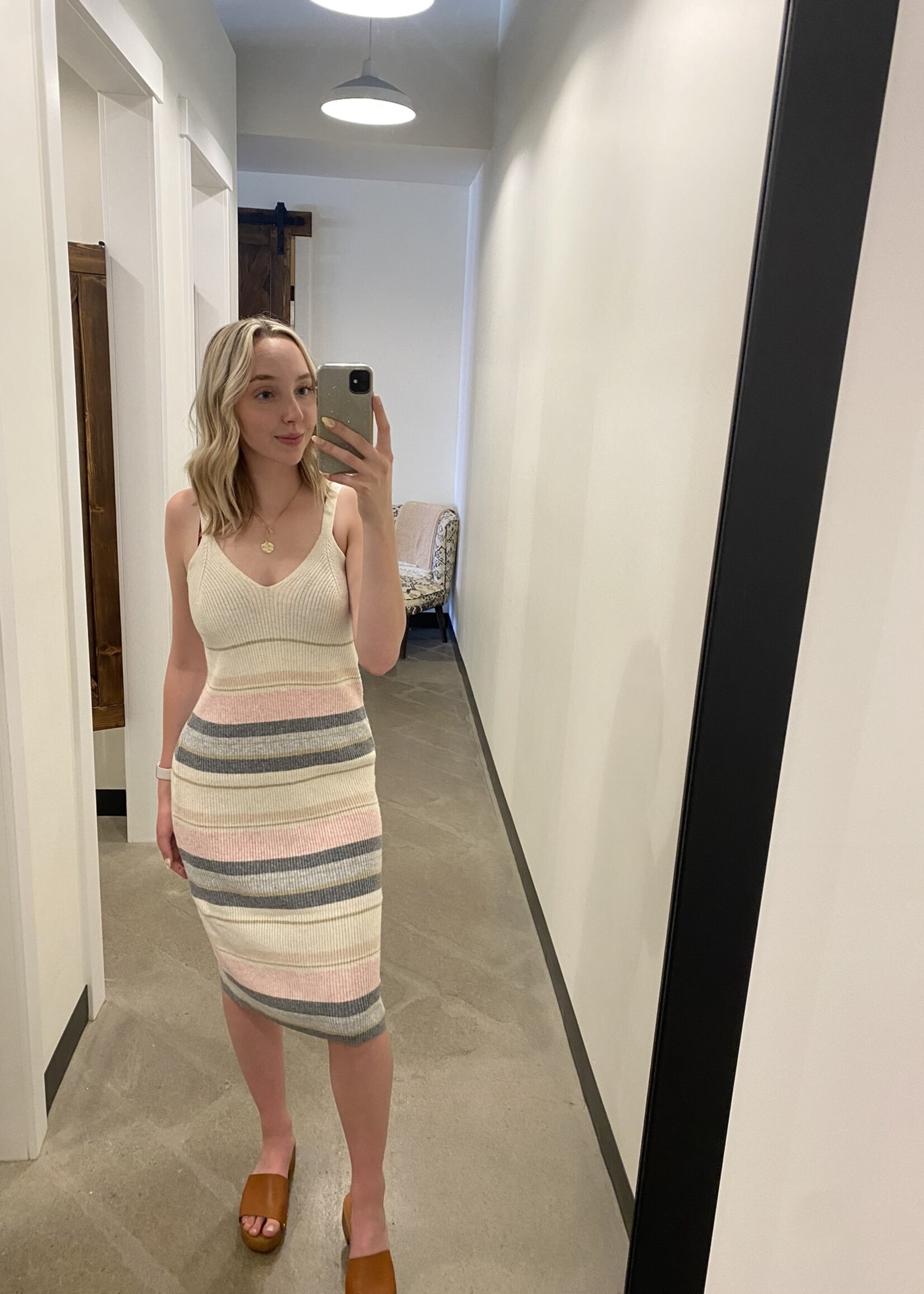 Z Supply Malibu Stripe Sweater Dress