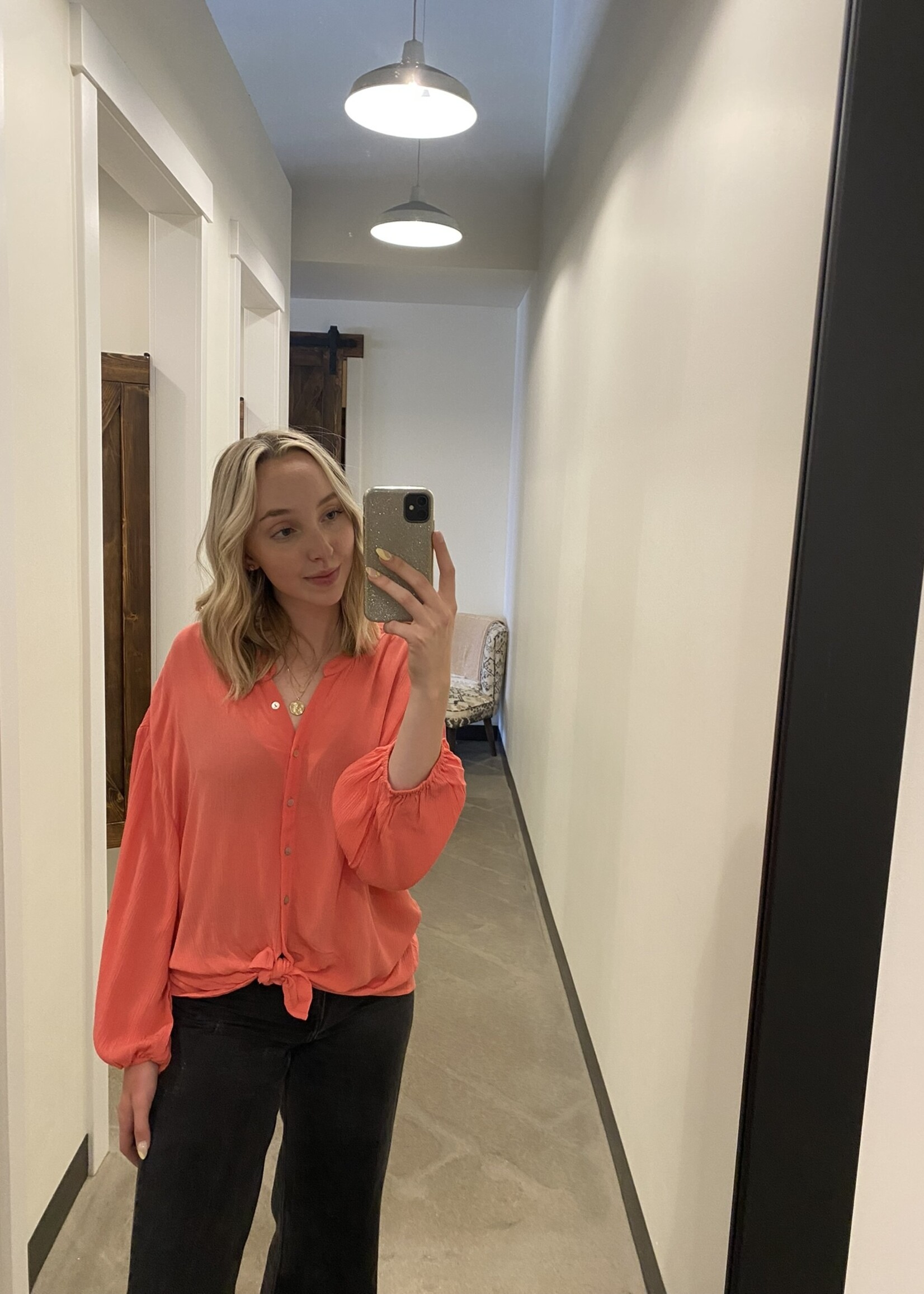 Z Supply Clarisa Crinkle Top