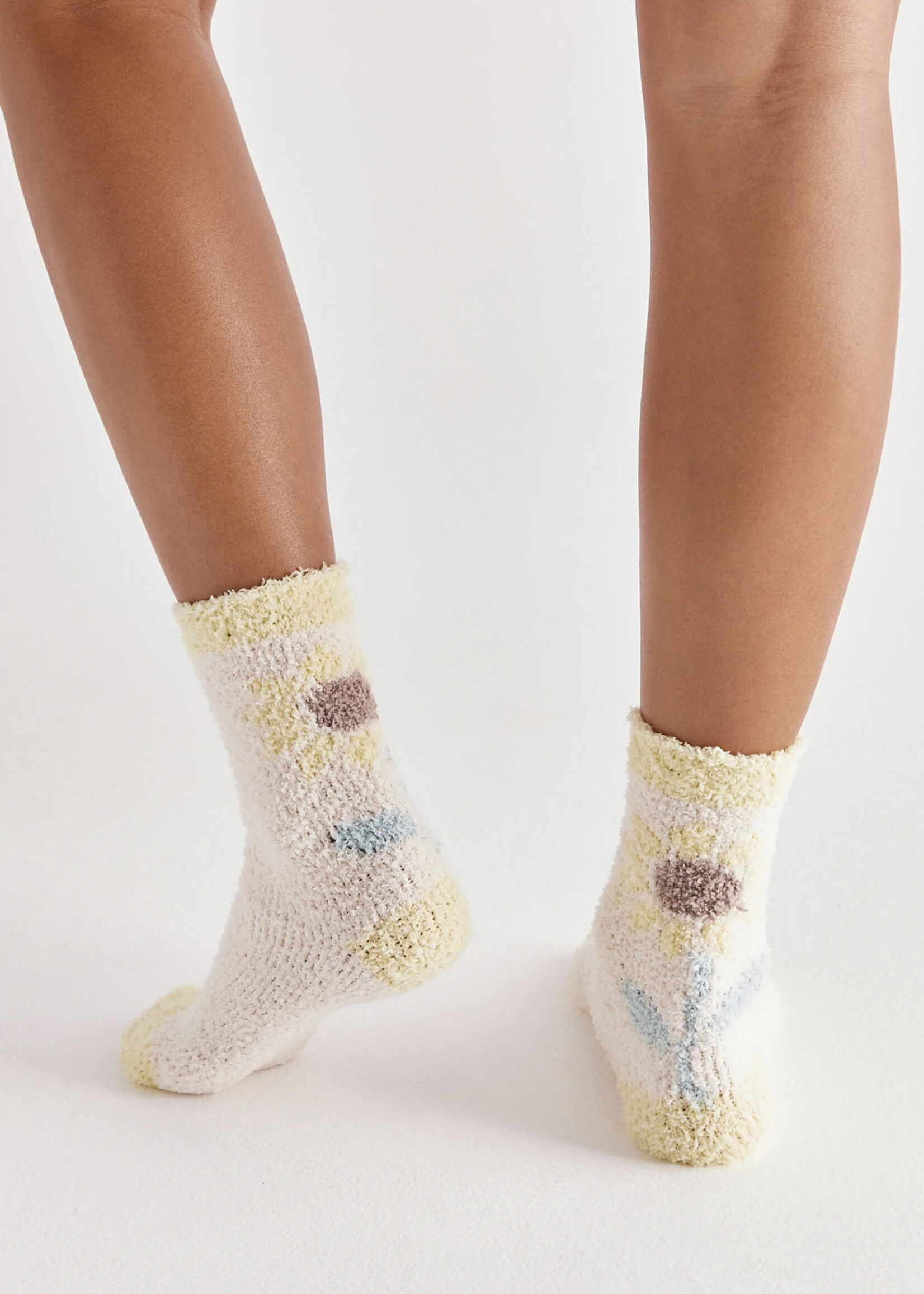 Z Supply Sunflower Plush Socks