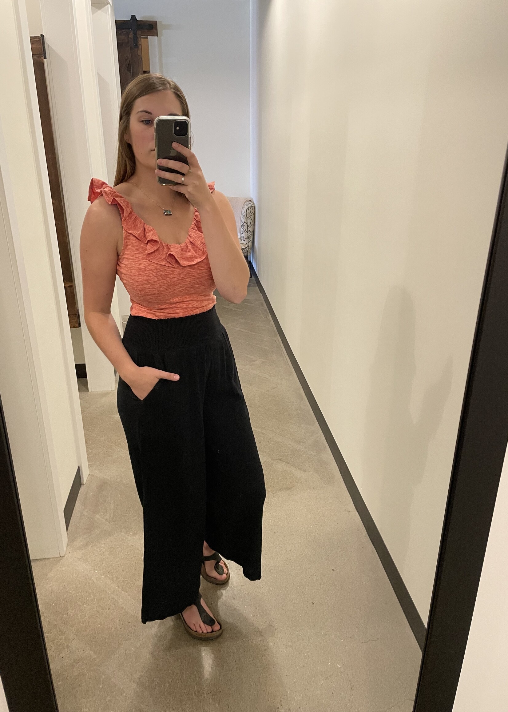 Sadie & Sage Live Your Dream Ruffle Bodysuit