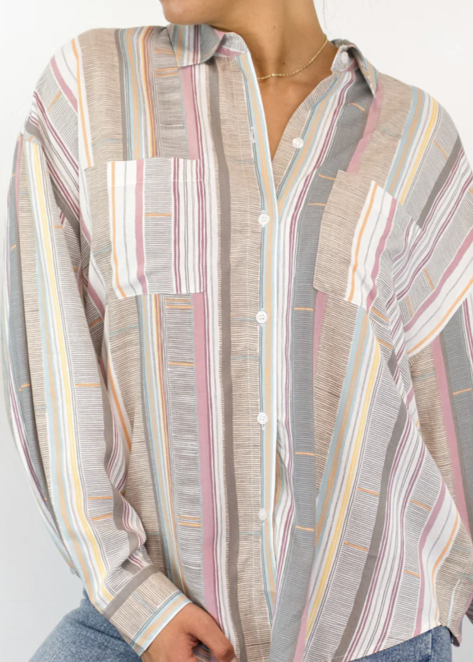 Z Supply Wanderer Stripe Shirt
