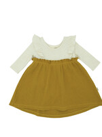 Greige Long Sleeve Remix Dress