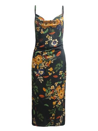 The Sunday Dress Floral Maddy Slip Dress Black Multi The Sunday Dress Floral Maddy Slip Dress Black Multi