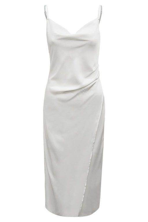 The Sunday Dress Off White Slip Dress Maddy Midi Dress Medium