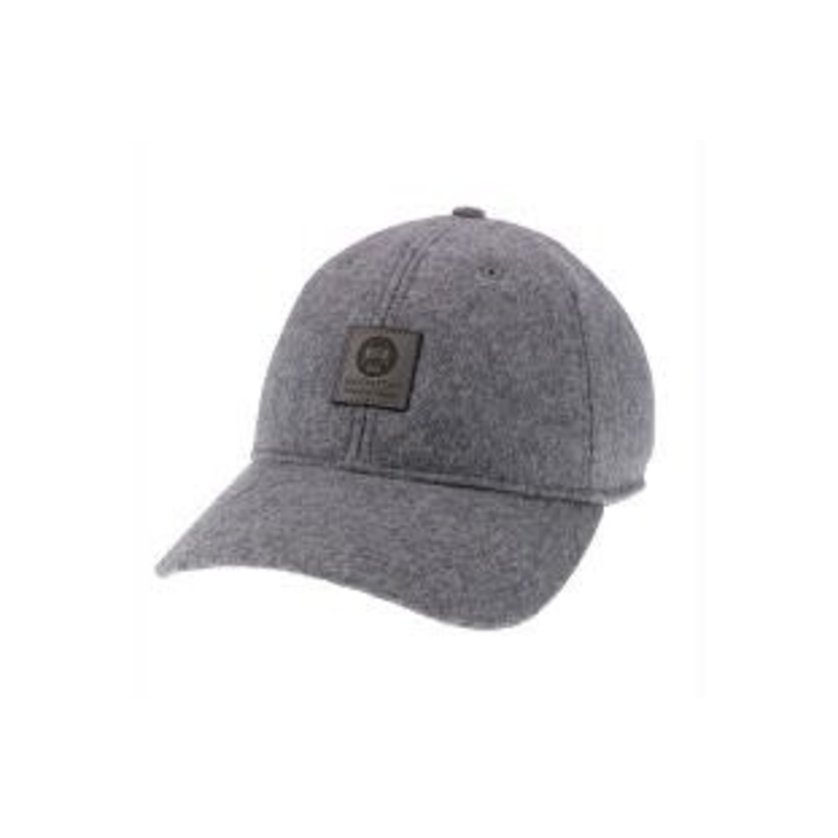 Cap MSM Gray Wool with square patch FINAL SALE CLEARANCE